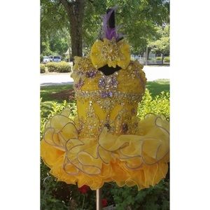 12 month - 2T Custom pageant dress